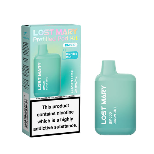 Lost Mary BM600 Pod Kit - Lemon Lime x10