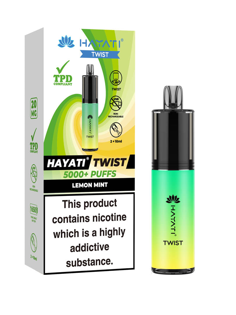 Hayati Twist 5000+ Lemon Mint x5