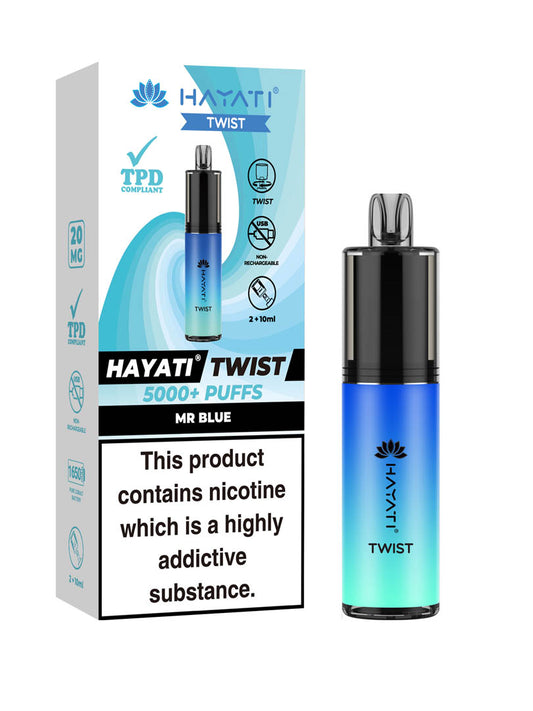 Hayati Twist 5000+ Mr Blue x5