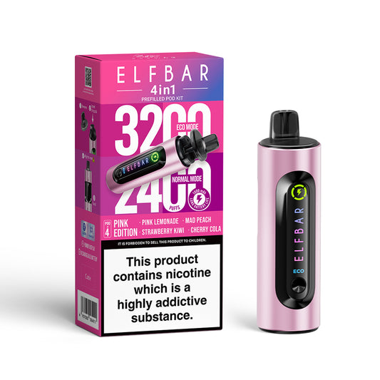 ELF BAR 4 in 1 Pink Edition x5