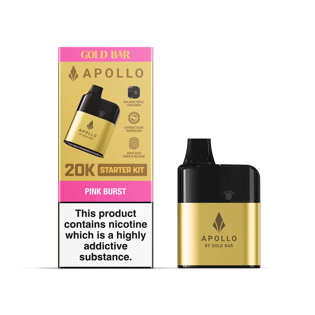 Gold Bar Apollo 20K - Pink Burst x5