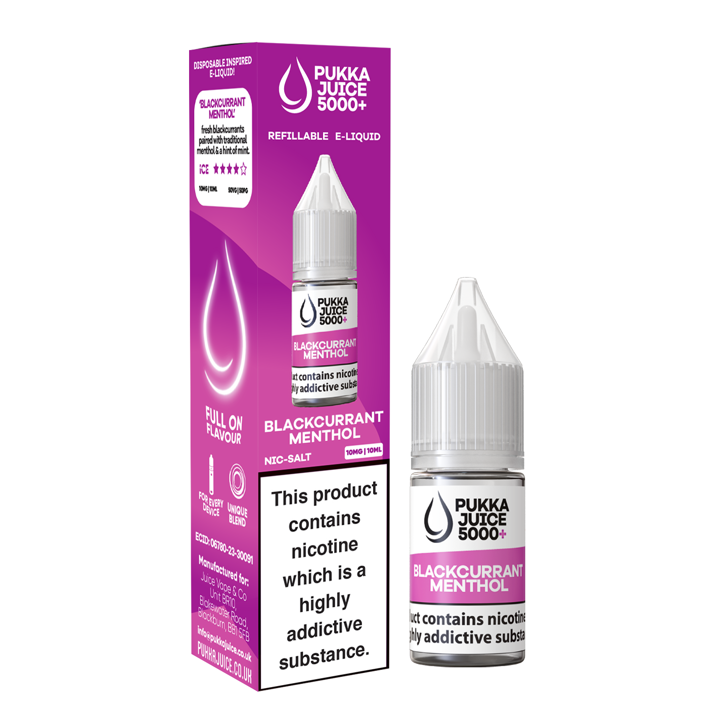 Pukka Juice 5000+ Blackcurrant Menthol x10