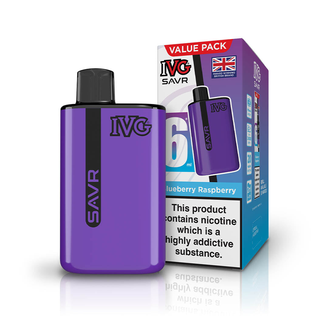 IVG Savr Blueberry Raspberry x5