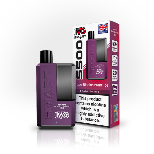 IVG Smart 5500 Grape Blackcurrant Ice x5