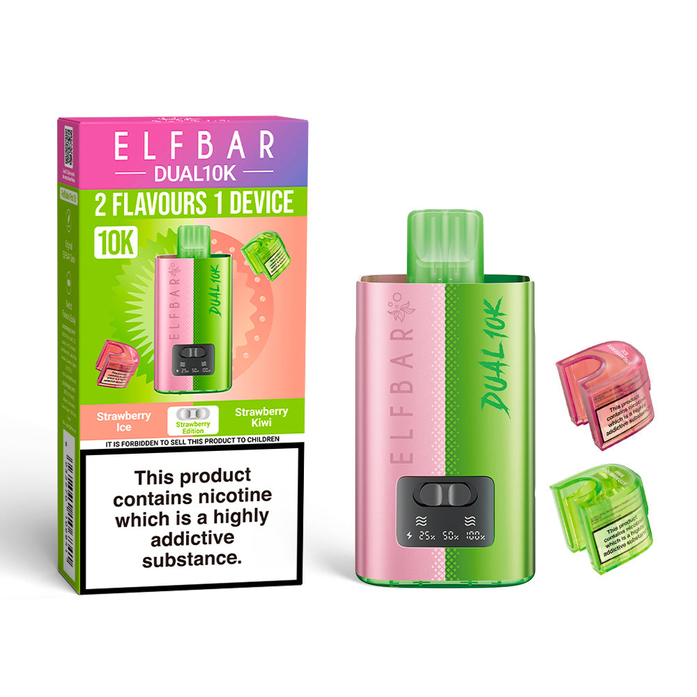 ELFBAR DUAL 10K Strawberry Edition x5