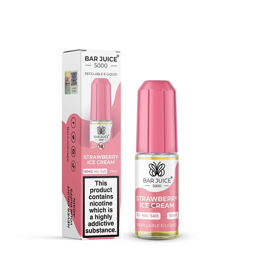 Bar Juice 5000 - Strawberry Ice Cream Nic Salt x10