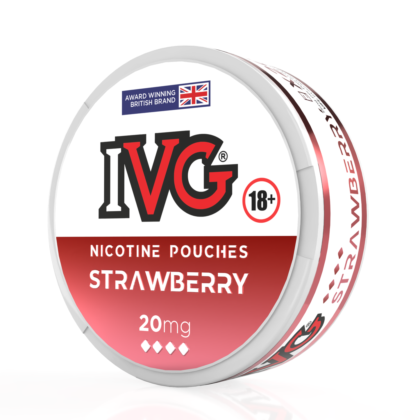 IVG Strawberry Nicotine Pouches x5