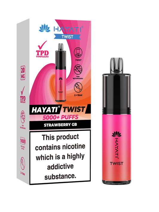 Hayati Twist 5000+ Strawberry GB x5