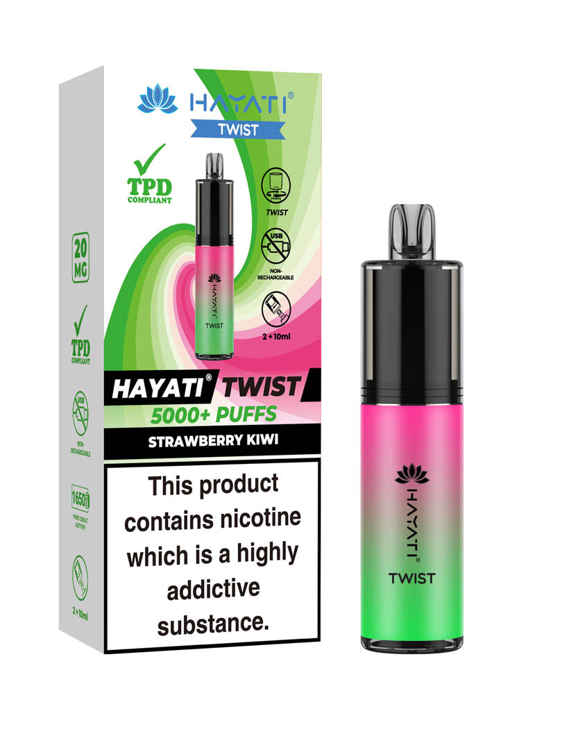 Hayati Twist 5000+ Strawberry Kiwi x5