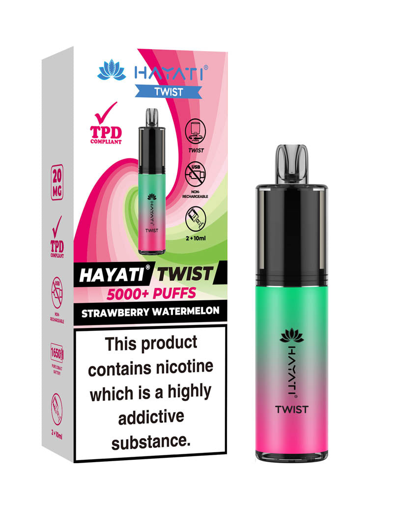 Hayati Twist 5000+ Strawberry Watermelon x5