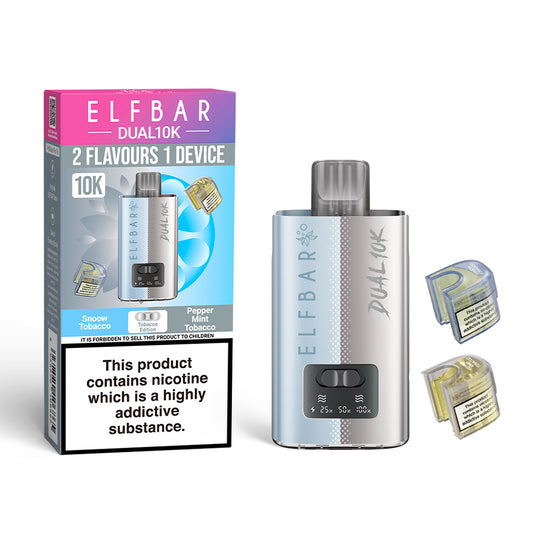 ELFBAR DUAL 10K Tobacco Edition x5