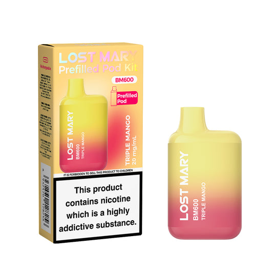 Lost Mary BM600 Pod Kit - Triple Mango x10