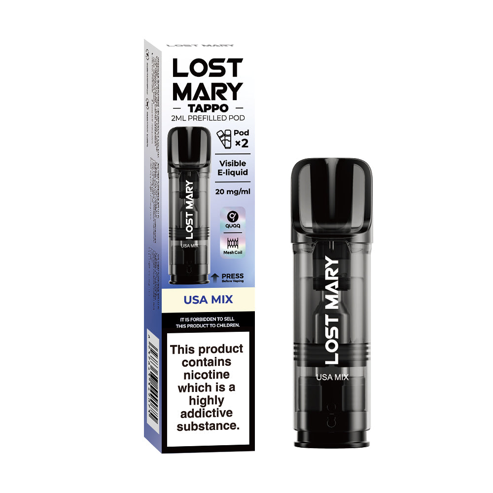 LOST MARY TAPPO PODS - USA Mix x10