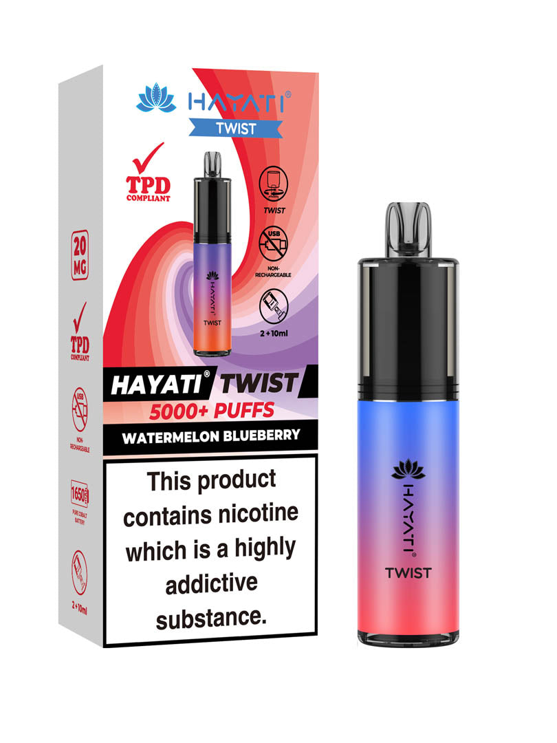 Hayati Twist 5000+ Watermelon Blueberry x5