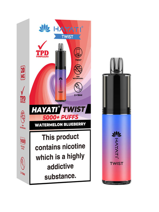 Hayati Twist 5000+ Watermelon Blueberry x5