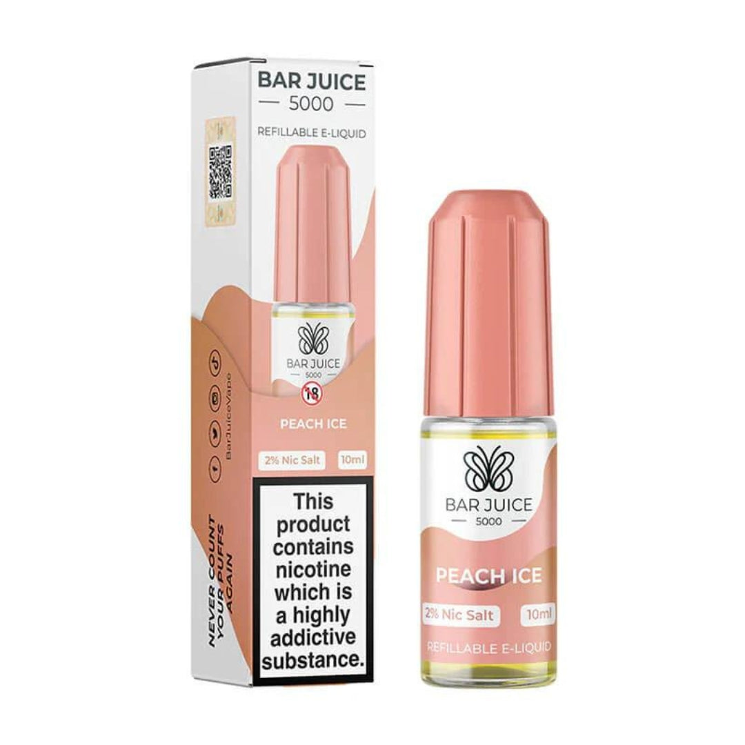 Bar Juice 5000 - Peach Ice Nic Salt x10