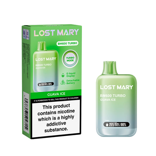 LOST MARY BM600 TURBO - GUAVA ICE x10